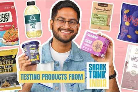 TESTING SHARK TANK FOOD PRODUCTS PART 3 😱😱 HONEST REACTIONS!! TESTED BY SHIVESH