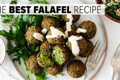 THE BEST FALAFEL RECIPE | crispy fried and baked falafel (vegan)