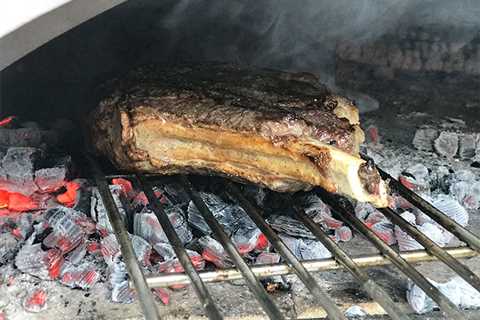 Grilling Steak With Wood