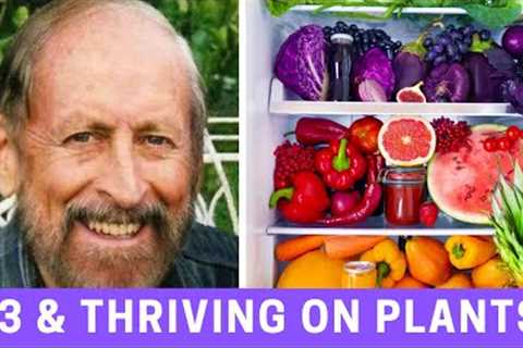 SUPER LONG TERM RAW VEGAN THRIVING AT 93: Still Flies Airplanes & More!