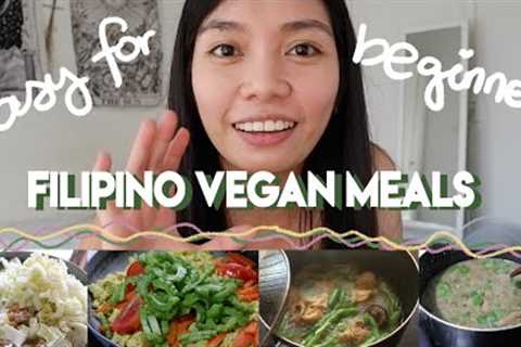 filipino vegan meals for beginners (easy) | a week in the life of a pinoy vegan