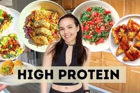 A Week of Realistic High Protein Meals (Vegan)