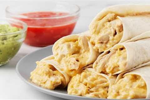 5-Ingredient Instant Pot Cheesy Chicken Roll-Ups