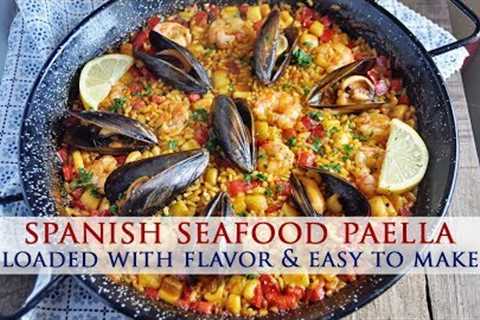 Authentic Spanish Seafood Paella Recipe - Colab With Best Bites Forever