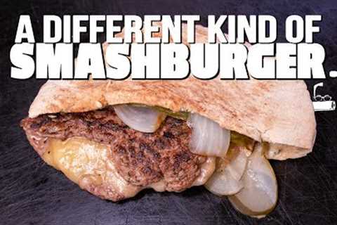 A DIFFERENT KIND OF SMASHBURGER... (FROM MY FAVORITE RESTAURANT IN NYC!) | SAM THE COOKING GUY