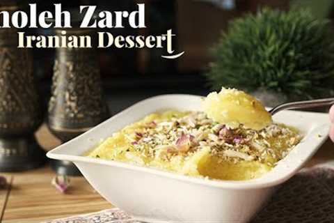 MAKE THIS DELICIOUS DESSERT WITH 1 CUP OF RICE | PERSIAN SAFFRON RICE PUDDING (Sholeh-Zard)