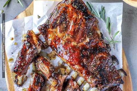 Smoked Lamb Rib Glaze