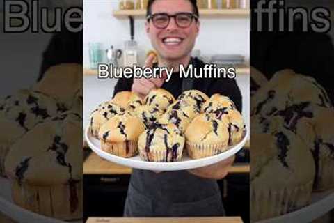 Blueberry Muffins with only 8 ingredients