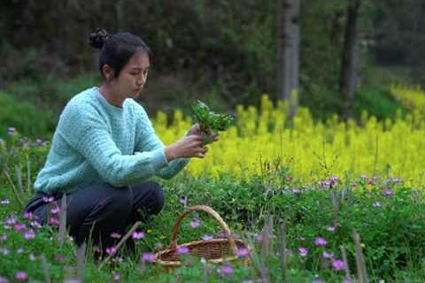 Turning Wild Herbs into Delicious Food! Magic Recipe!