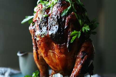 Beer Can Chicken on the Grill