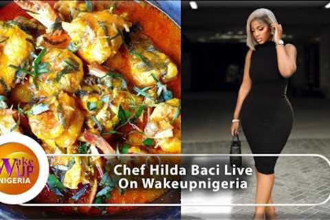 Hilda Baci Prepares Her Special Fisherman Soup Live On Wakeupnigeria (VIDEO)