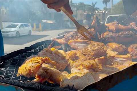 King of Sunday JERK CHICKEN! | Jamaican Street Food