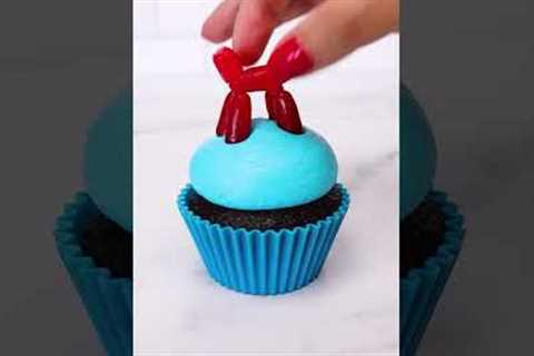 Balloon Dog Cupcake Design #shorts