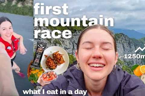 What I Eat on Race Day!🏃🏽‍♀️🍊 vegan recipes ( trail race breakdown ) #skyrace