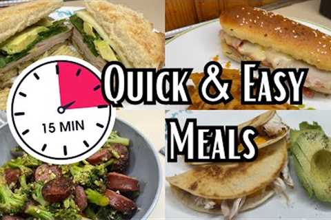 Easy, Affordable Quick Summer Meals || 15 Minutes or LESS! ⏰