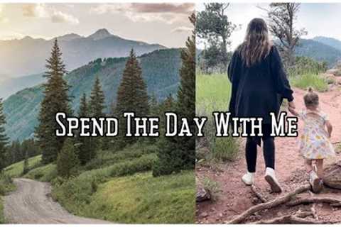 Spend The Day With Me | Hiking | Pantry Challenge Dinner!