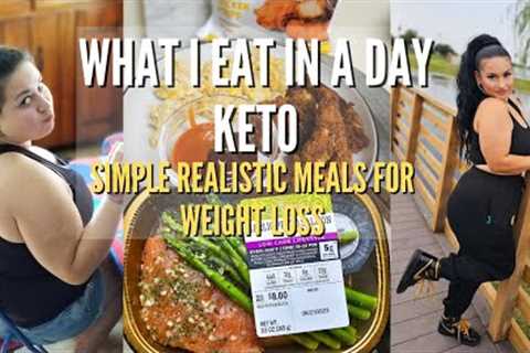 What I Eat In A Day Keto | Simple Realistic Meals