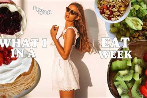 WHAT I EAT IN A WEEK *as a vegan nutritionist student*