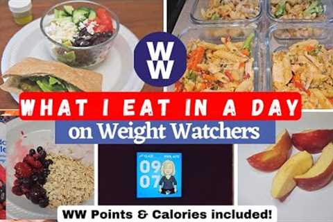 *NEW* WHAT I EAT IN A DAY on WEIGHT WATCHERS | 8 to 5 WORK DAY outside the home | FULL DAY OF EATING