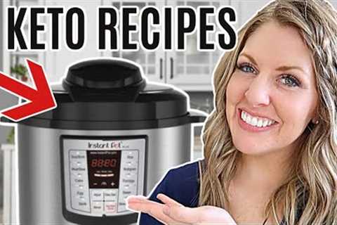 3 EASY Instant Pot KETO Recipes - Low Carb Recipes