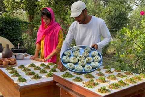 Making Lamb Meat Afghan DUMPLING II A Traditional Afghan village recipe II