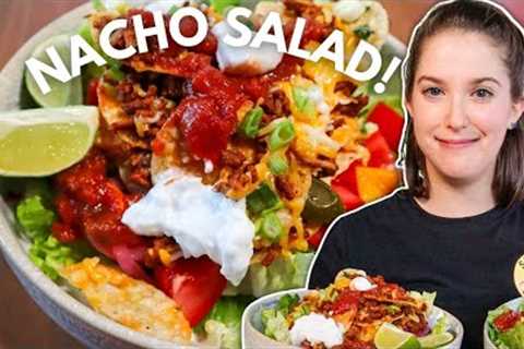 NACHO SALAD! Budget-friendly vegan recipe 🌱