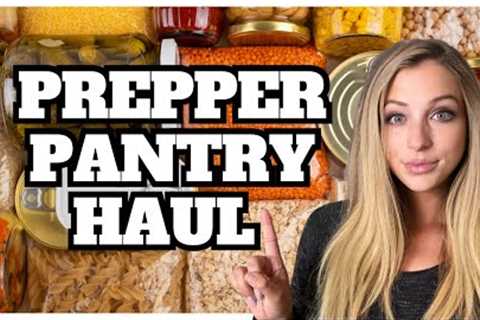 Prepper Pantry Haul | Prepping on a Budget! | + Easy Summer Recipe