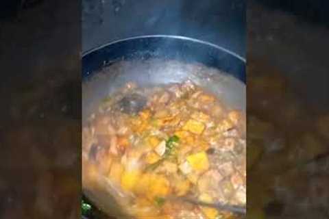 Vegetable Curry made with mixed vegetables, spices and herbs.  #shortvideo #shorts #flood #vlogs