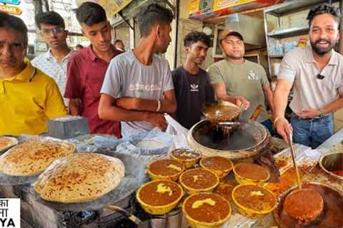 80/- Rs Desi Jatt Street Food India | Hyderabadi Paneer, Dal Desi Ghee, Patiala Rajma Chawal