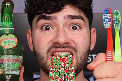 Do Holiday Emoji''s Cause Cavities !? ASMR Mukbang