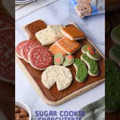 Cute and easy sugar cookie charcuterie board #shorts