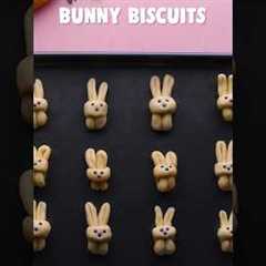 Hop into the weekend with these cute bunny biscuits #shorts