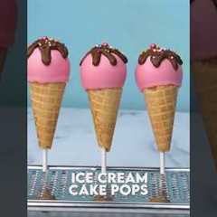 I scream, you scream, we all scream for ice cream cake pops #shorts