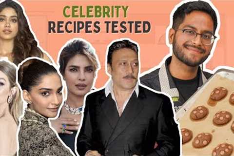 TESTING *CRAZY* CELEBRITY RECIPES 😱 PRIYANKA CHOPRA, GIGI HADID, SONAM KAPOOR & MORE