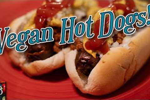 Delicious Vegan Chili Cheese Dogs!  Super Easy Recipe!