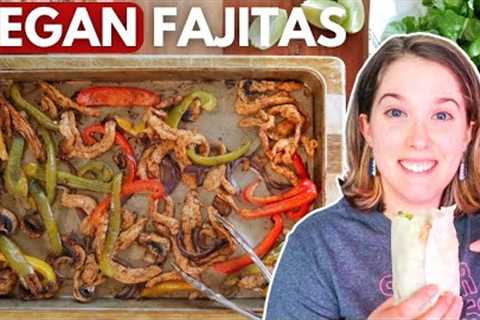 VEGAN MEAL PREP: Sheet Pan Fajitas for Budget-Friendly Eating