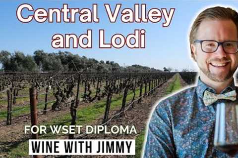 California Central Valley and Lodi AVA for WSET Level 4 (Diploma)