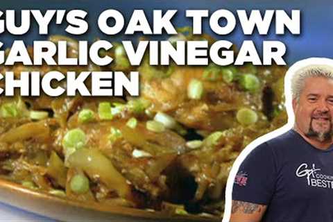 Guy Fieri's Oak Town Garlic Vinegar Chicken (THROWBACK) | Guy's Big Bite | Food Network