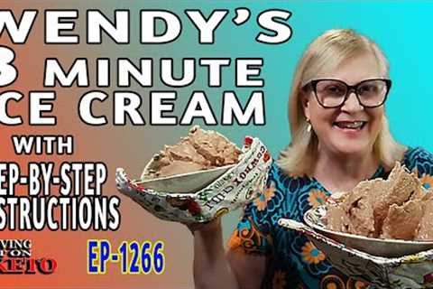 WENDYS 3 MINUTE ICE CREAM with STEP-BY-STEP INSTRUCTIONS #ketochow,#icecream,#ketorecipes,