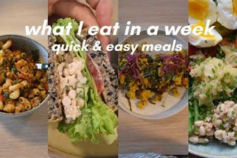 7 days of easy meal inspiration (plant-based)