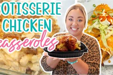 MUST TRY ROTISSERIE CHICKEN CASSEROLES | BEST CHICKEN CASSEROLE RECIPES | EASY COOKING DINNER IDEAS