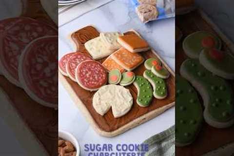 Cute and easy sugar cookie charcuterie board #shorts