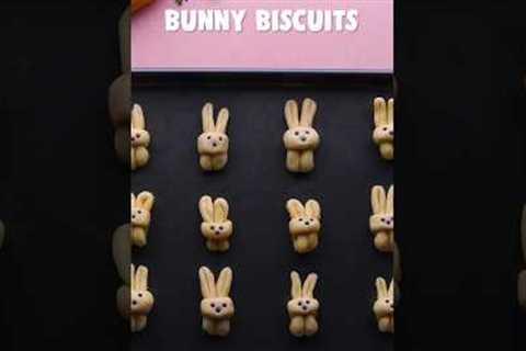 Hop into the weekend with these cute bunny biscuits #shorts