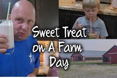 Farm Day With A Sweet Ending!~ Berry & Jam Milkshake ~ An Ina Garten Recipe