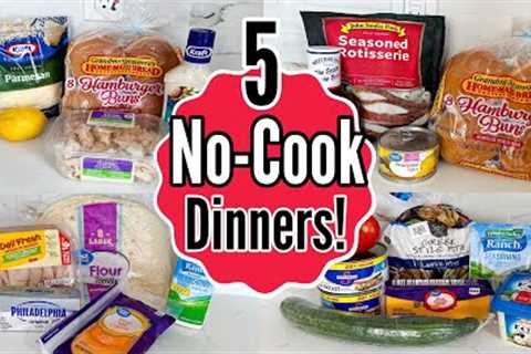 5 EASIEST No-Cook Dinners | The BEST Summer Meals! | Julia Pacheco Recipes