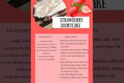 Subbie Sweet! I've made this 4 times already!!! #dessert #easydessert #strawberryshortcake