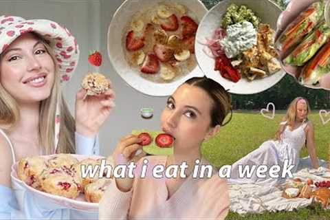 what i eat in a week (summer edition) 🍓🧁