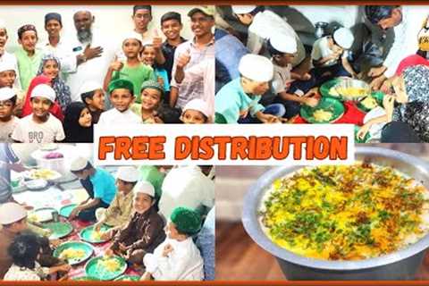 Mutton biryani recipe | Free distribution food | Free biryani distribution