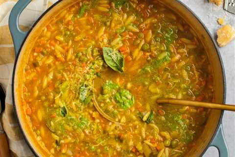 Vegetable Soup with Pesto