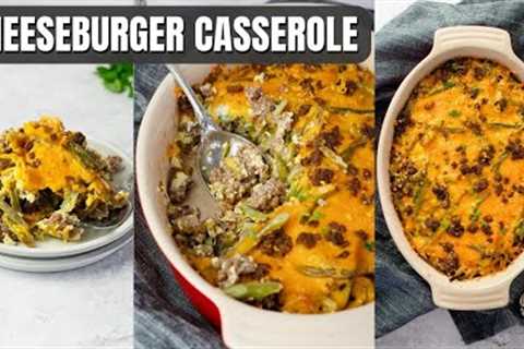 Easy KETO Cheeseburger Casserole Recipe | How to make the BEST low carb Keto Recipe